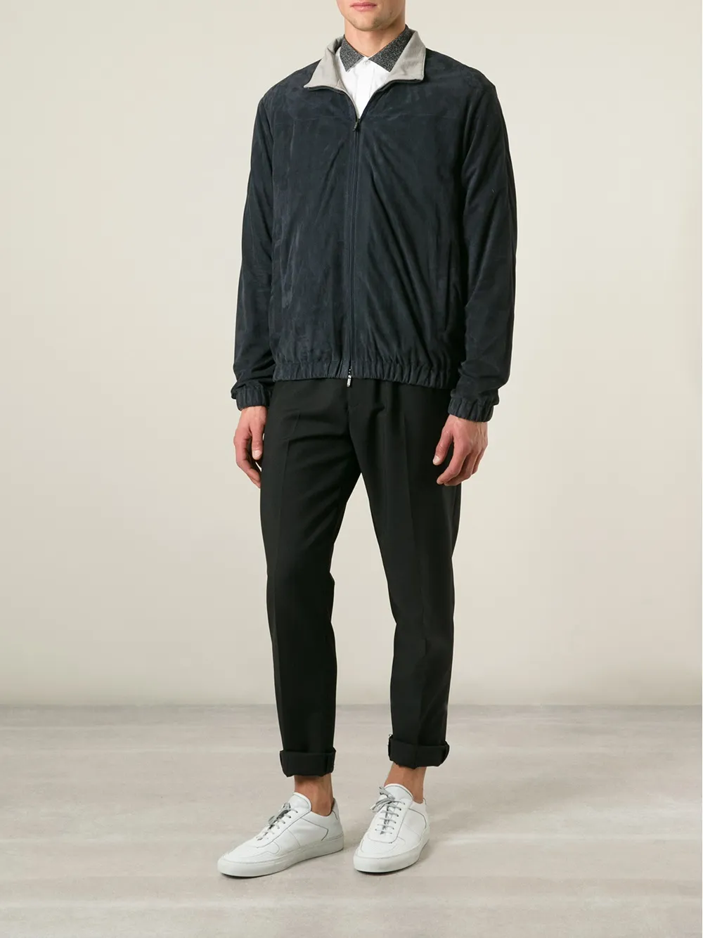 Loro Piana suede bomber jacket | Lightweight Jackets | Image 2