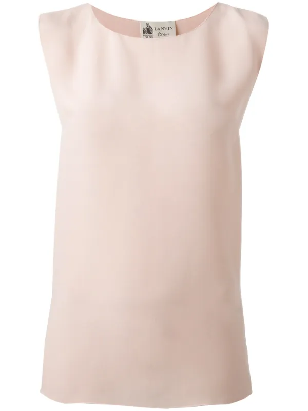 Lanvin Draped Top in Pink