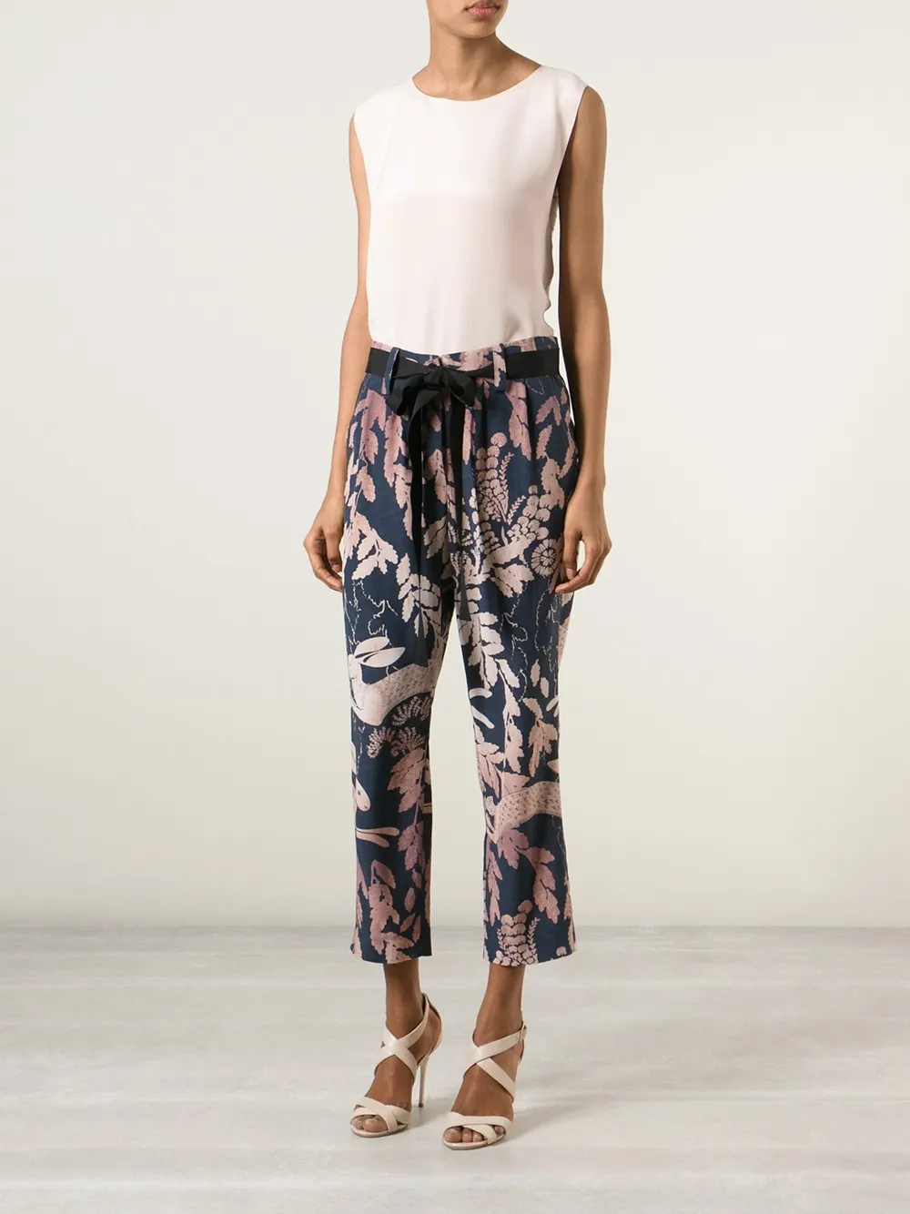  Lanvin Top Drapeado - Rosa 