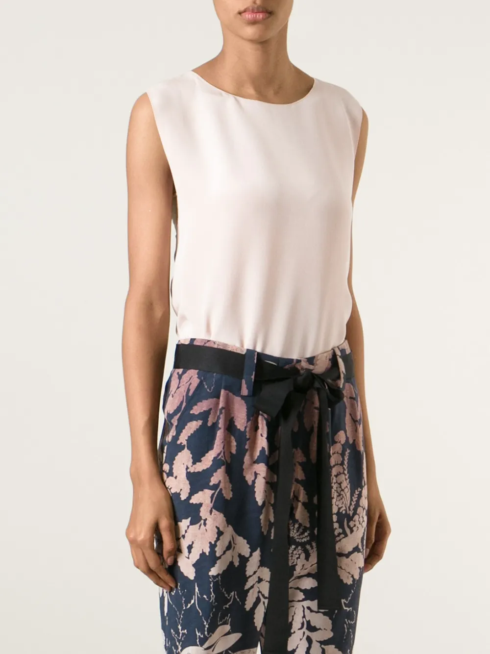  Lanvin Top Drapeado - Rosa 