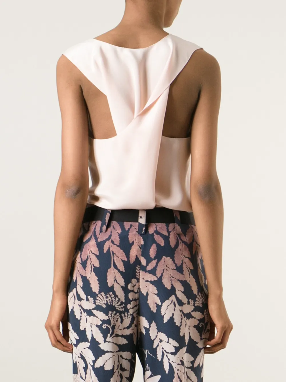 Lanvin draped top Roze