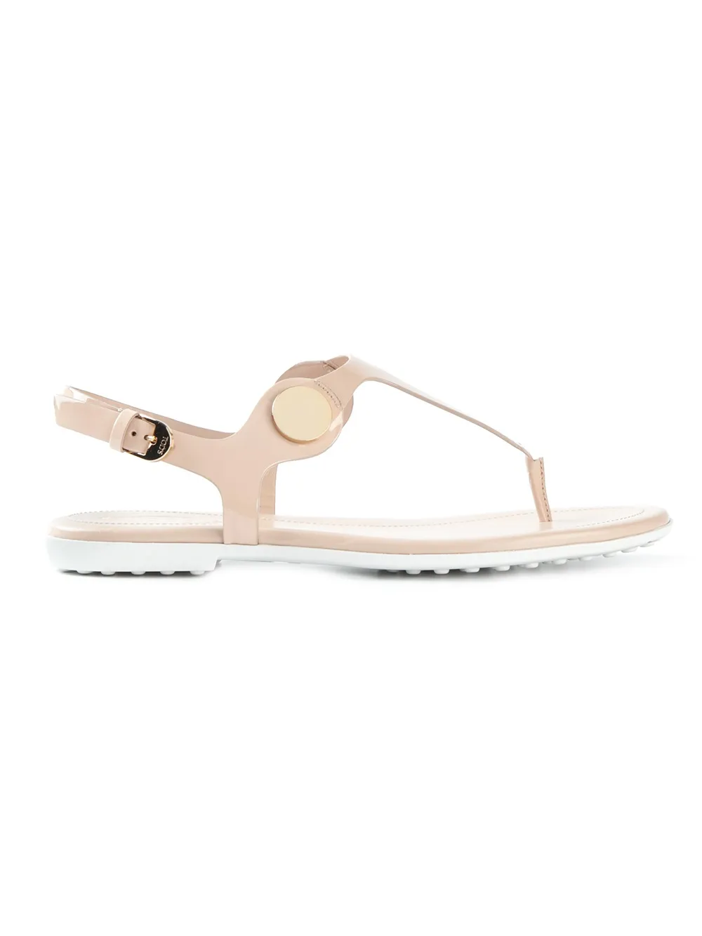 Tod's flip flop sandals Beige