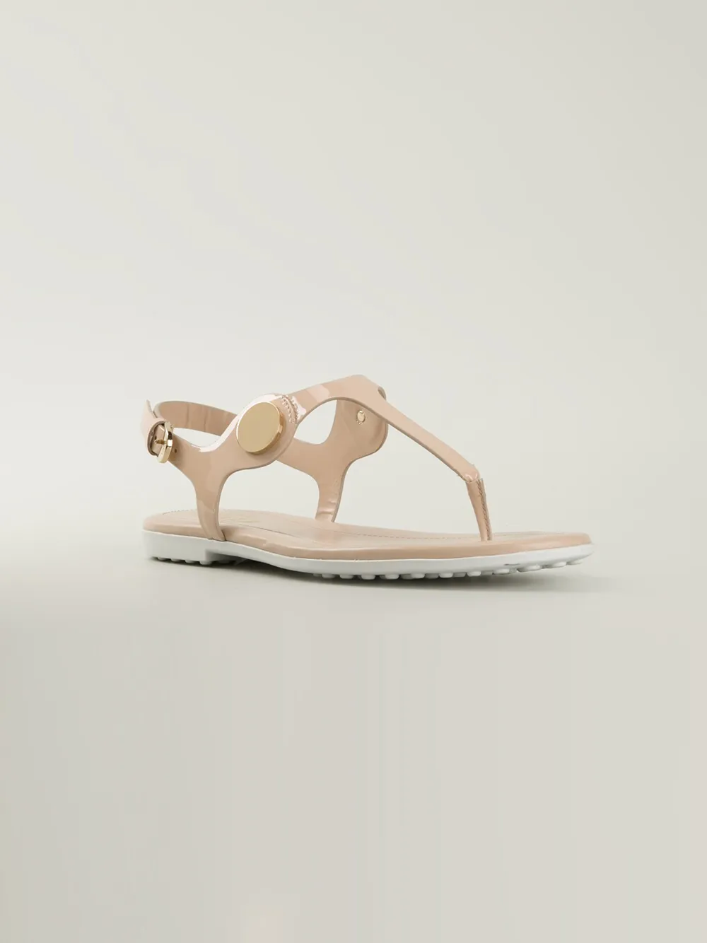 Tod's flip flop sandals Beige
