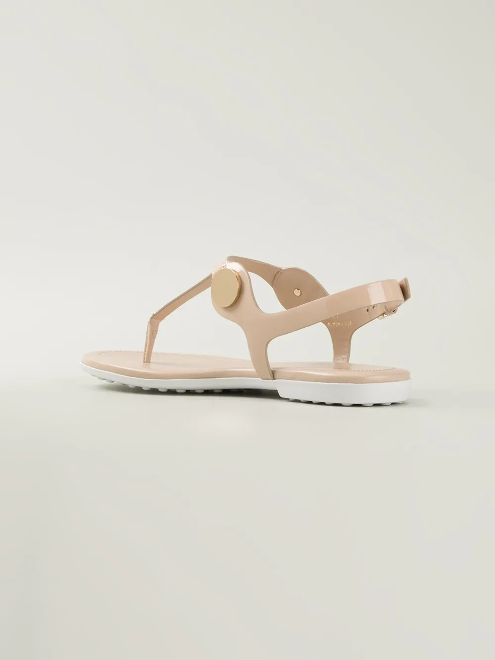 Tod's flip flop sandals Beige
