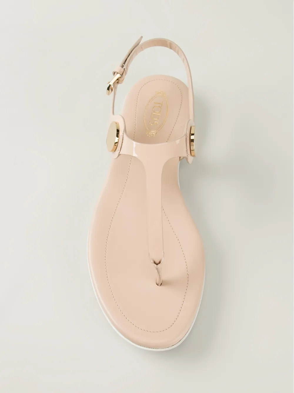 Tod's flip flop sandals Beige
