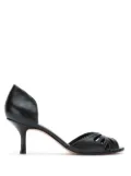 Sarah Chofakian Valencia peep toe pumps - Black
