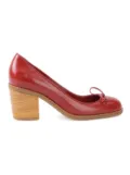 Sarah Chofakian chunky heel pumps - Red