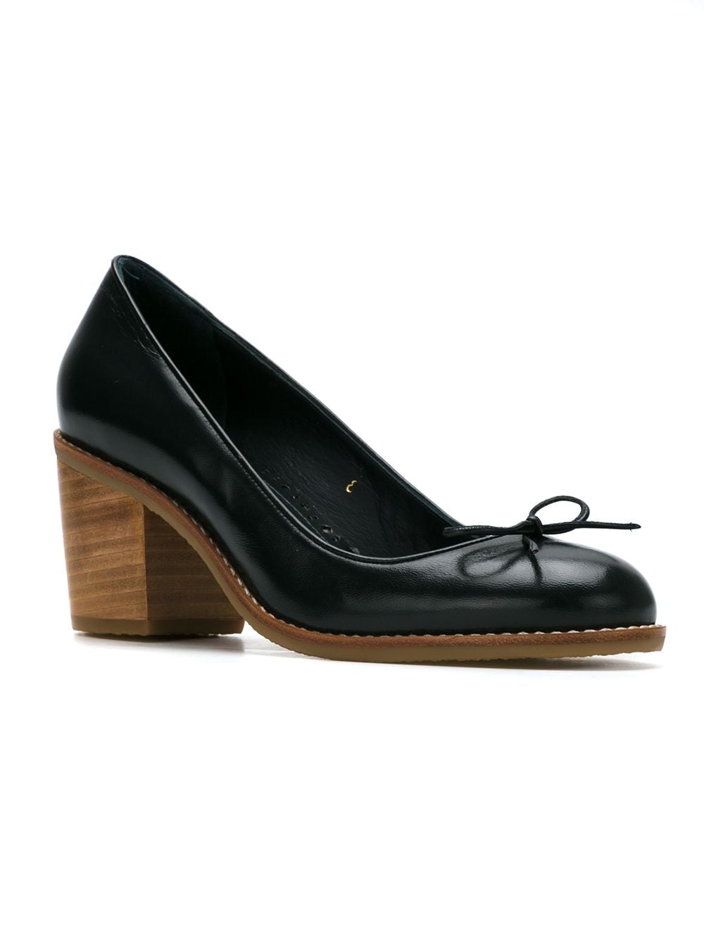 Sarah Chofakian leather pumps - Zwart