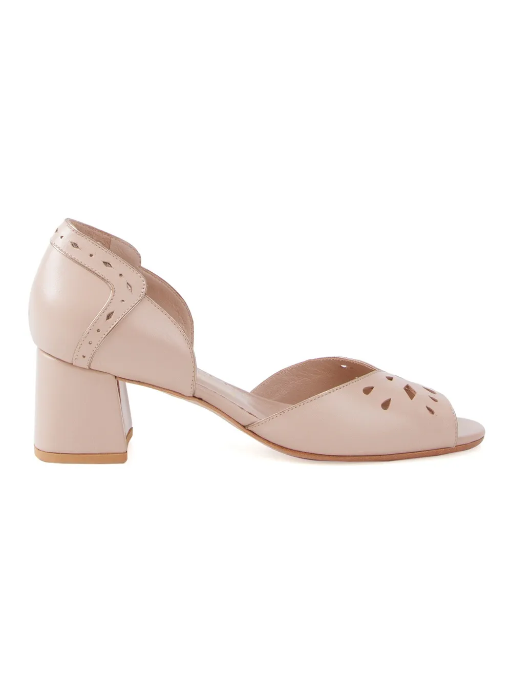 Sarah Chofakian chunky heel sandals | toni neutri | Image 1