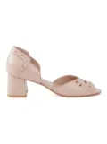 Sarah Chofakian chunky heel sandals - Neutrals
