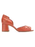 Sarah Chofakian 40mm leather pumps - Brown