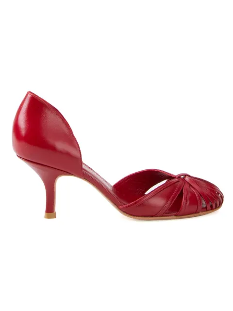 Sarah Chofakian round-toe 70mm pumps