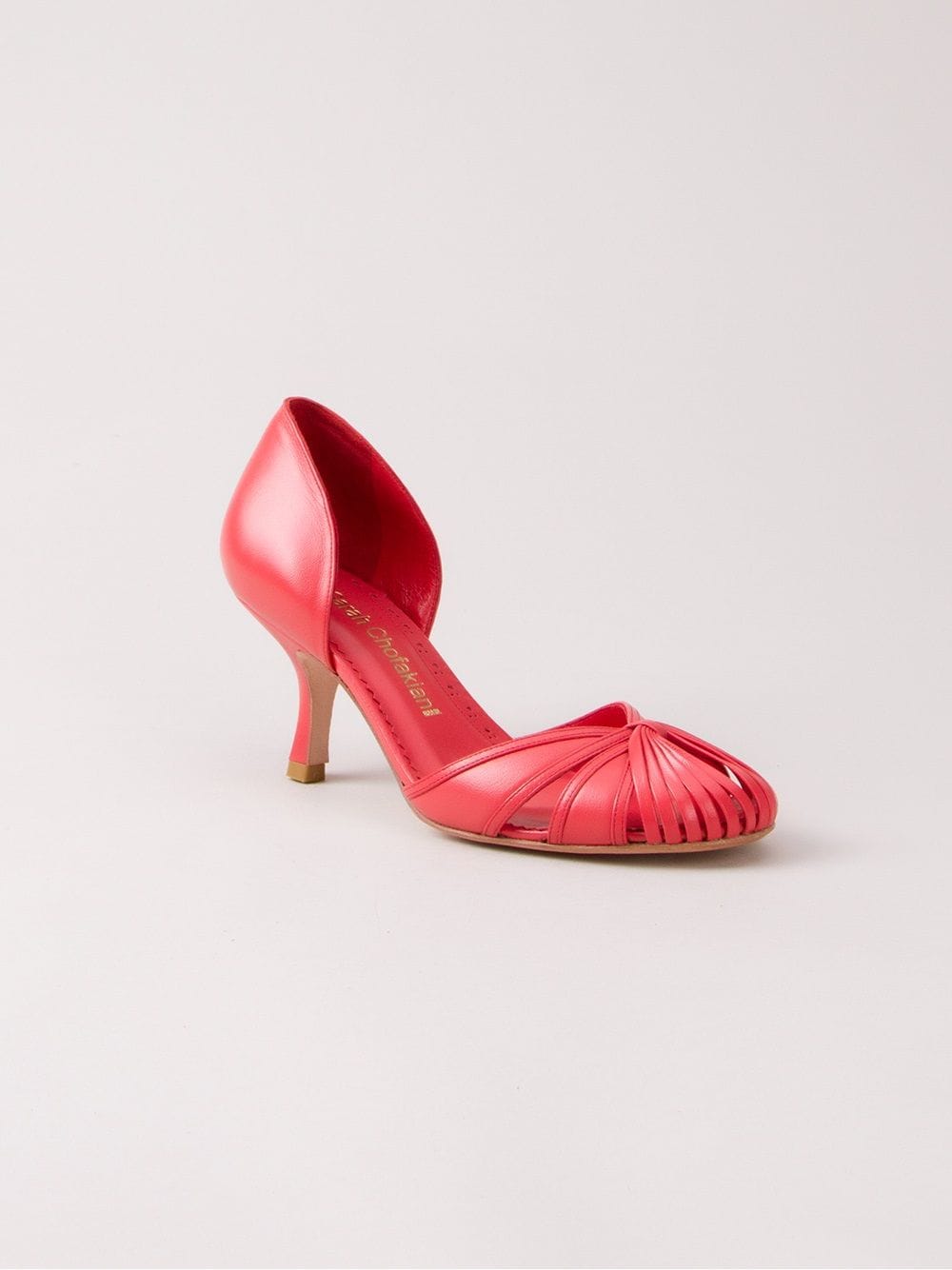 фото Sarah Chofakian round toe pumps