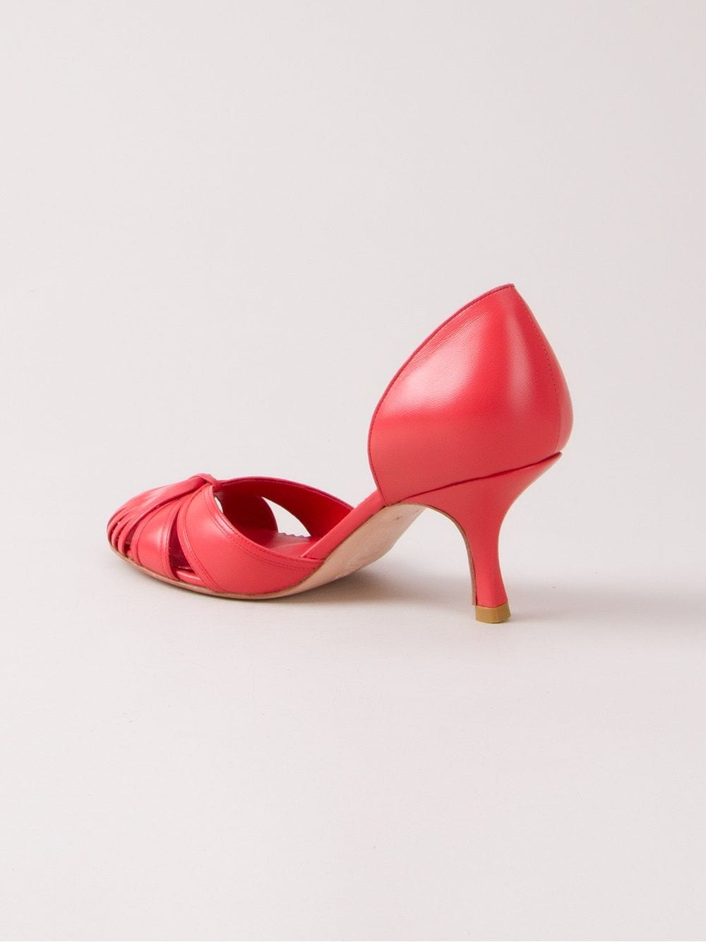 фото Sarah Chofakian round toe pumps