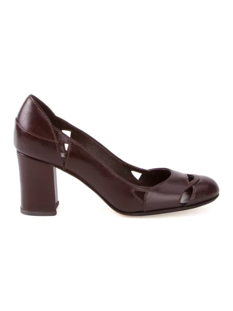 Sarah Chofakian chunky heel pumps