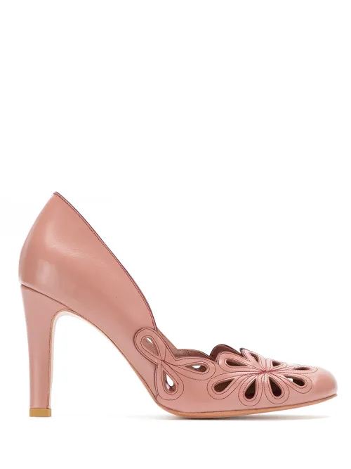 Leather Belle Epoque pumps - Sarah Chofakian - Modalova