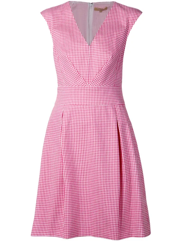 michael kors gingham dress