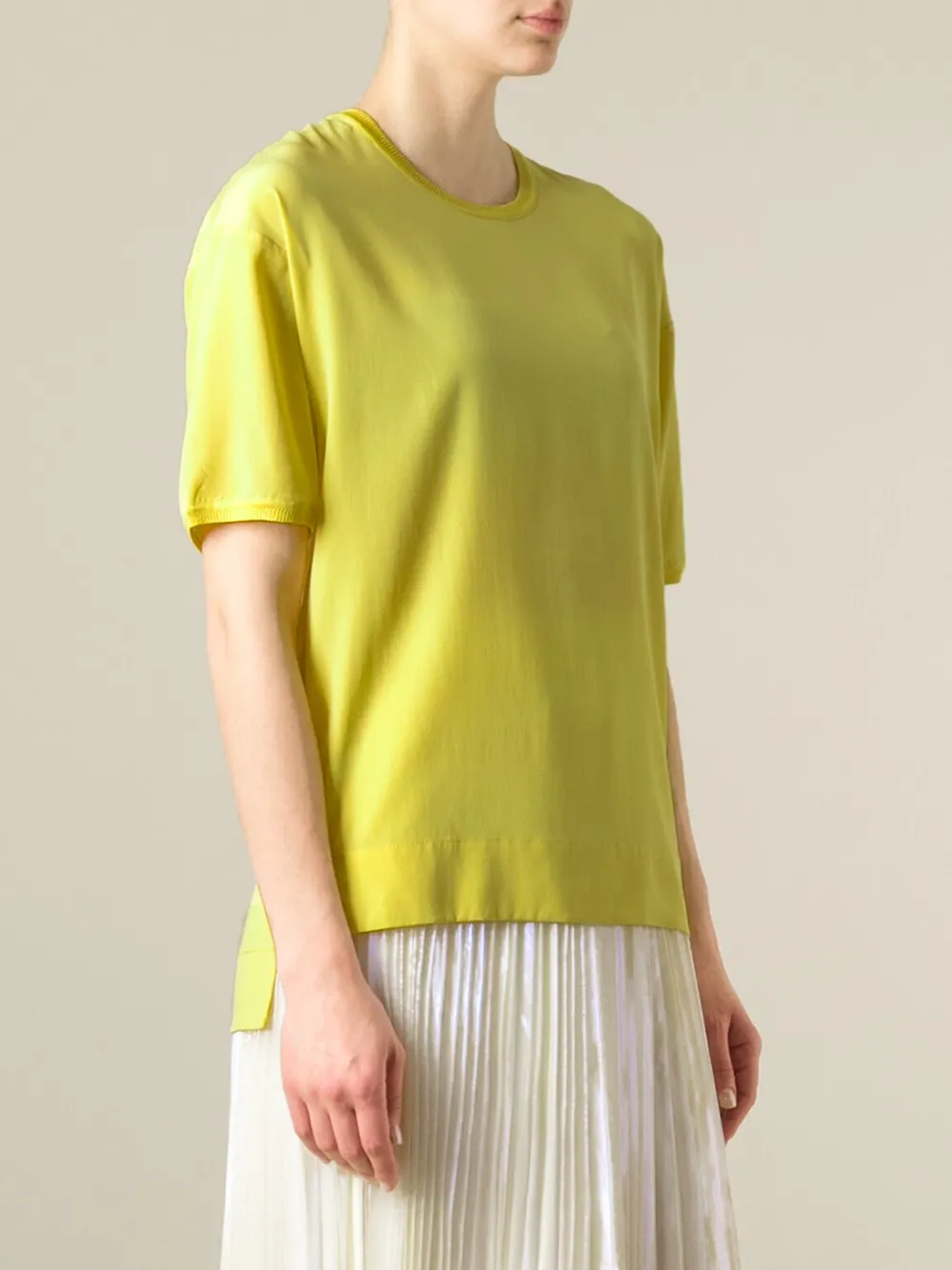 P.A.R.O.S.H. 'Syrene' T-shirt Geel