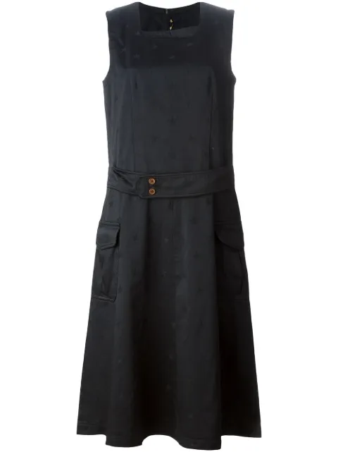 Comme Des Garçons Comme Des Garçons belted sleeveless dress