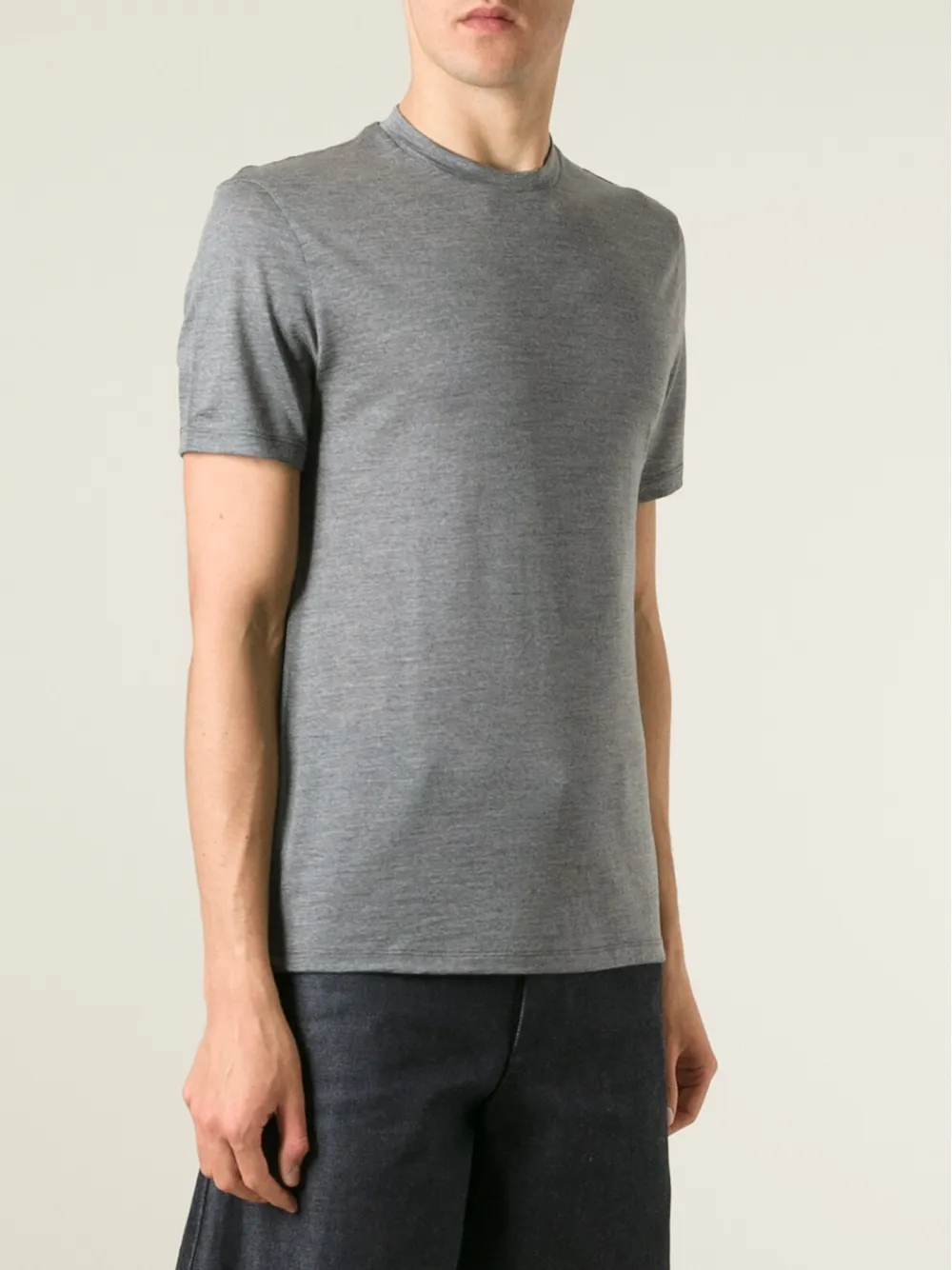 Neil Barrett crew neck T-shirt Grijs