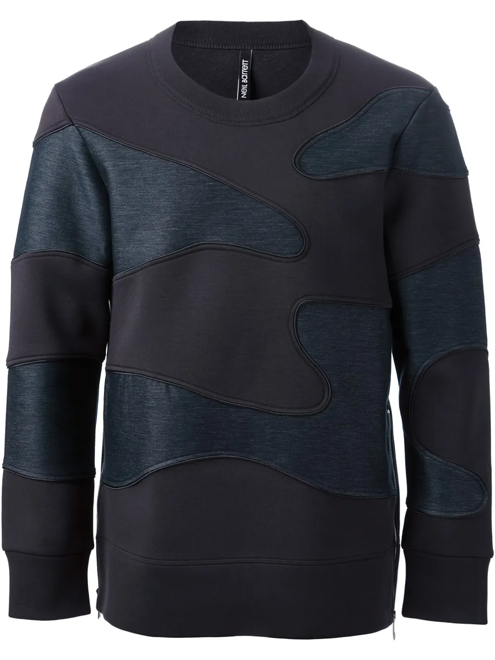 neil barrett 迷彩缝饰套头衫