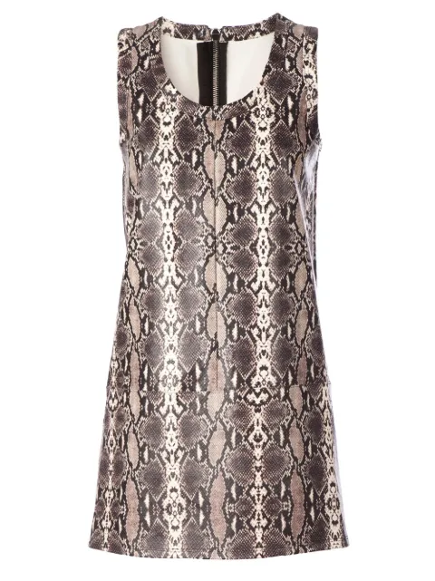 Neil Barrett python print shift dress