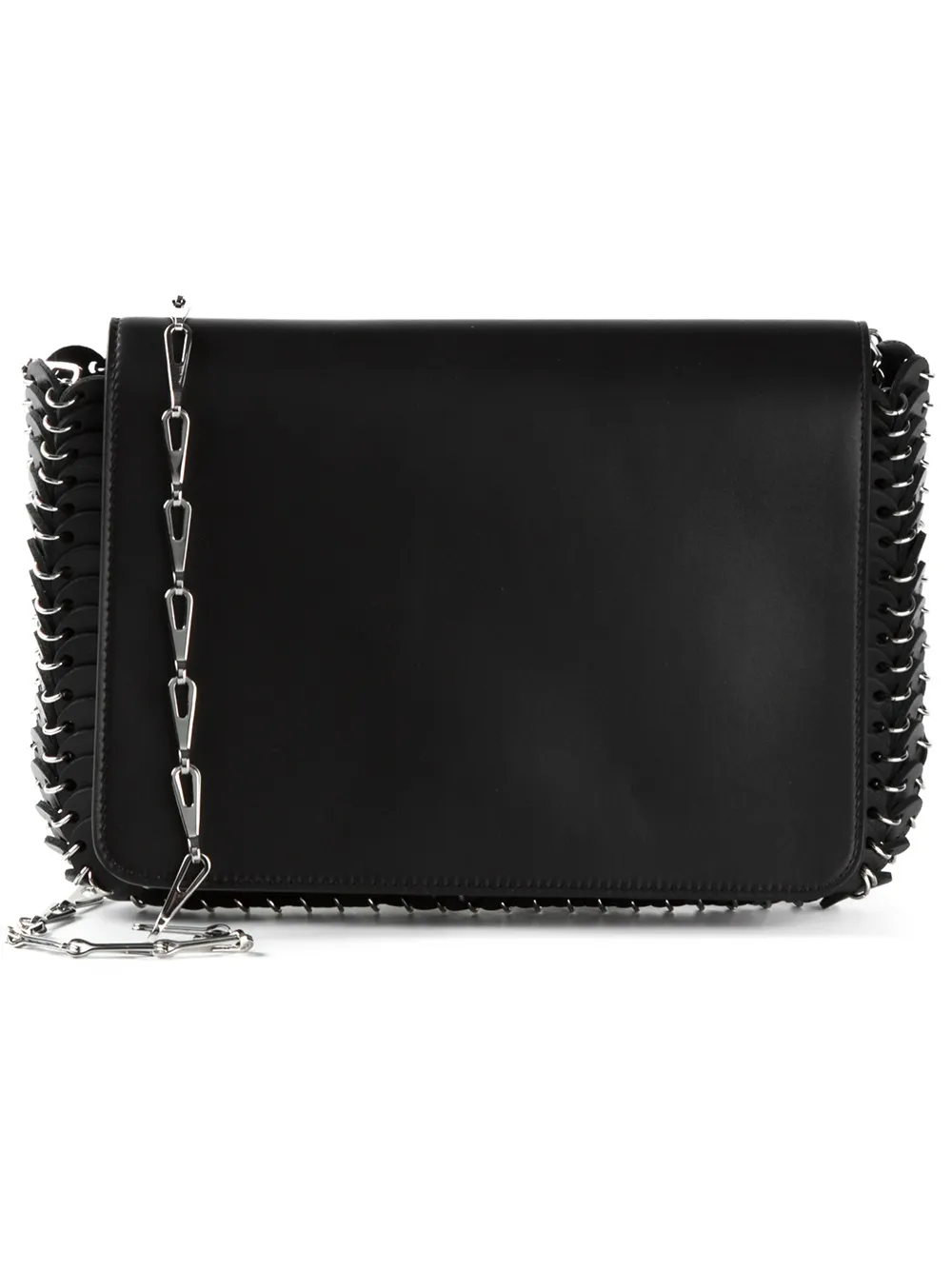 Rabanne chain mail shoulder bag - Nero