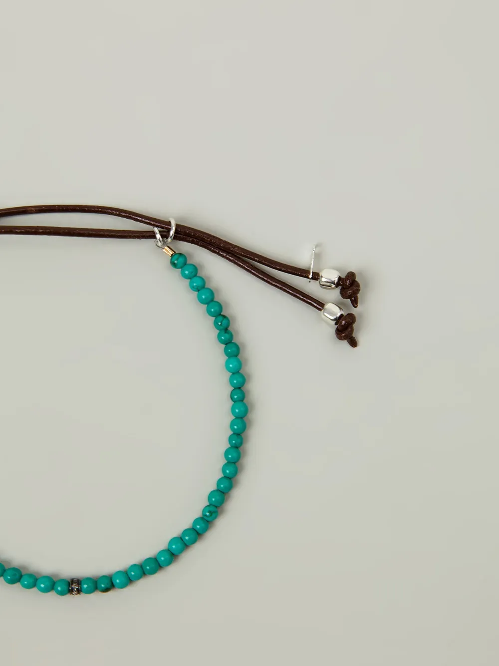Catherine Michiels kralen armband - Zilver