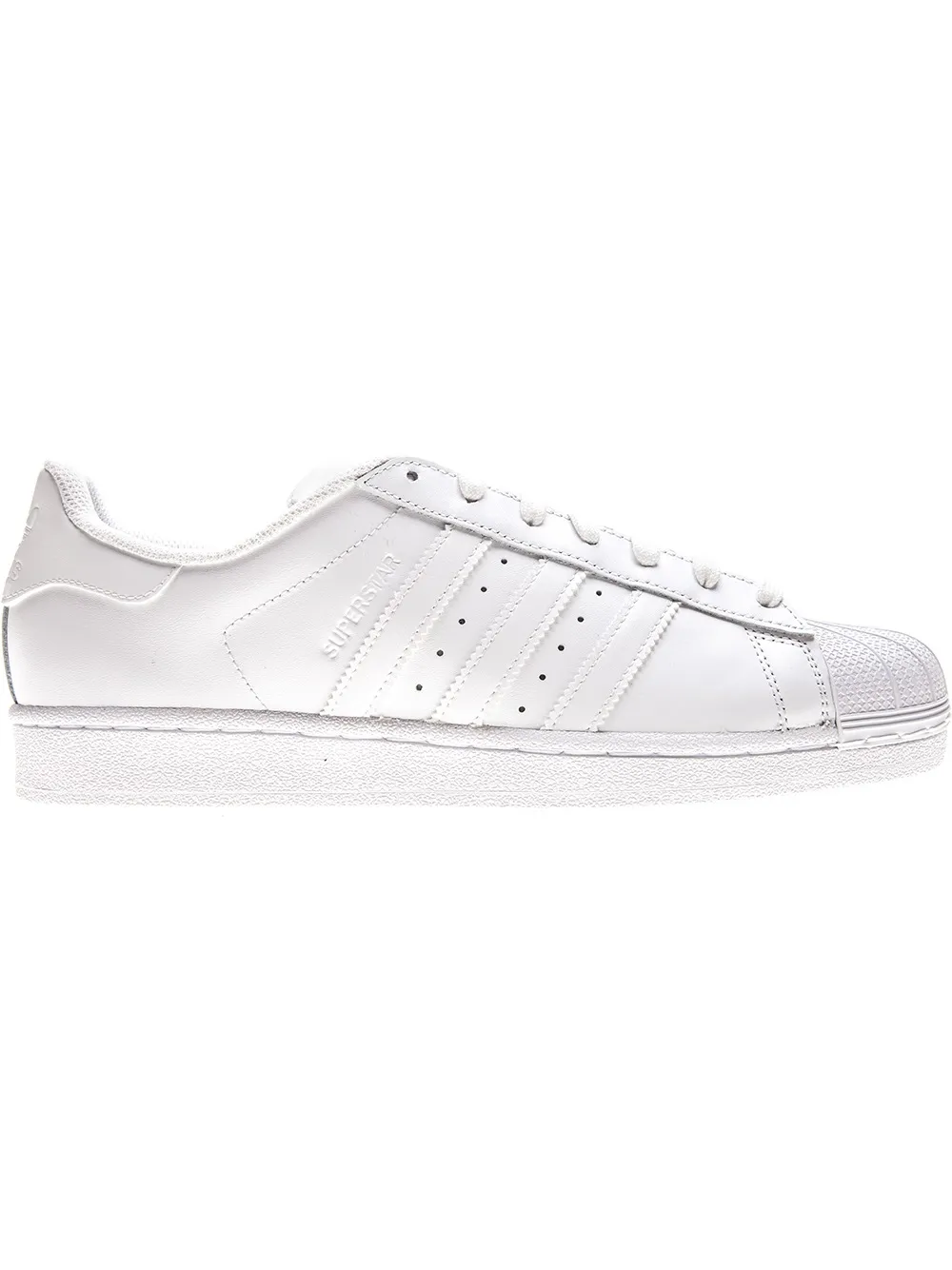 Adidas superstar 1 white black foundation size 4 best sale