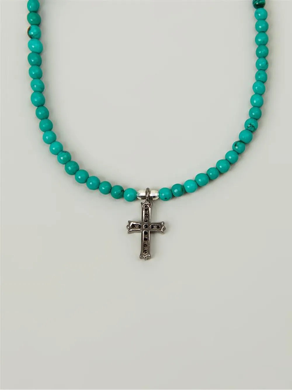 Catherine Michiels crucifix bracelet - Zilver