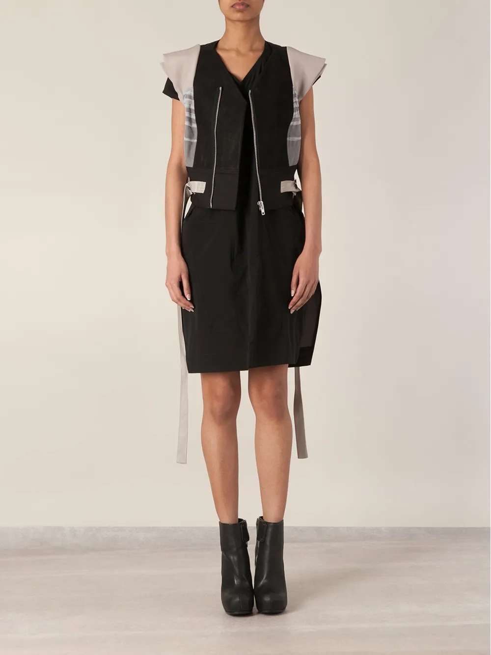 Rick Owens cropped gilet | Waistcoats & Gilets | Image 2
