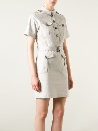 white burberry dress