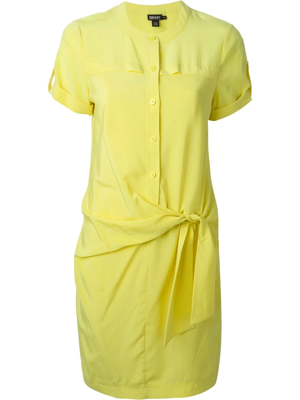 dkny yellow dress