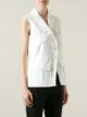 Moschino Cheap & Chic chain belt sleeveless jacket