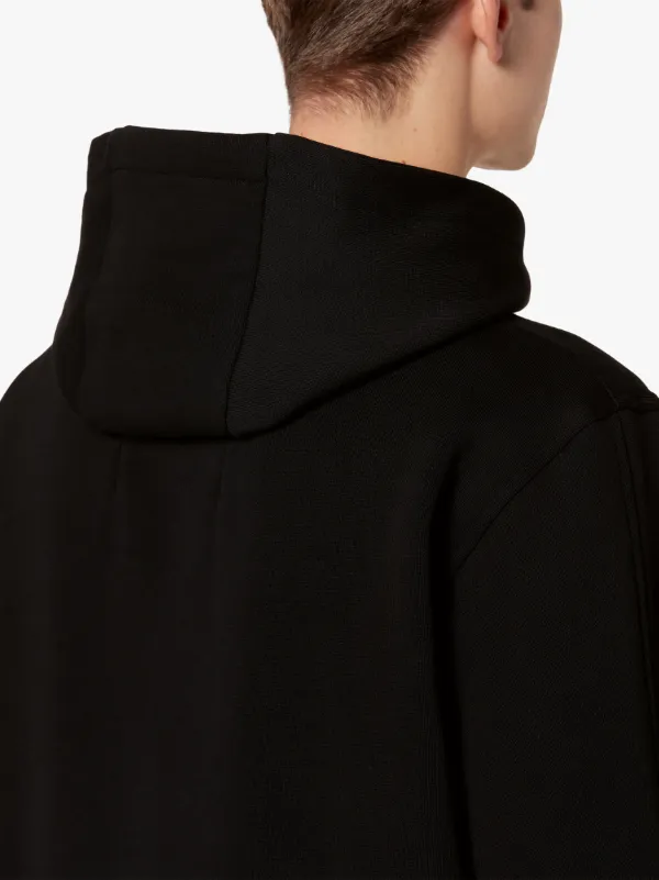 1017 ALYX 9SM Black Cotton Hooded Sweatshirt