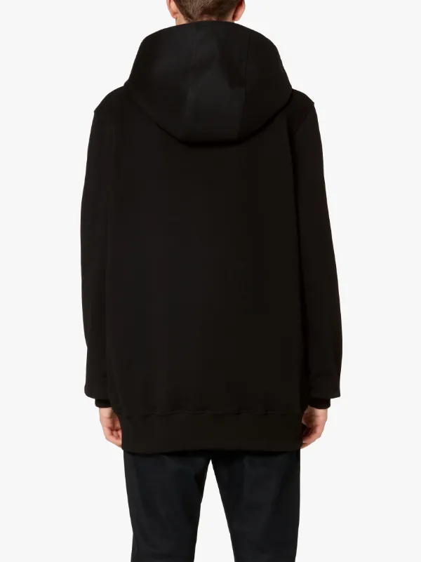 1017 ALYX 9SM Black Cotton Hooded Sweatshirt