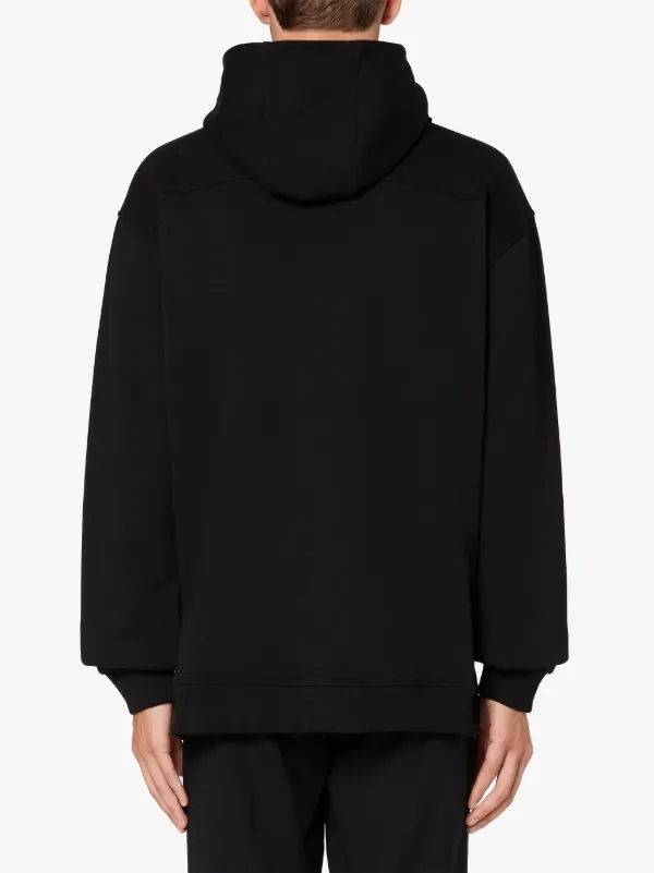 1017 ALYX 9SM Black Cotton Simulation Hooded Sweatshirt