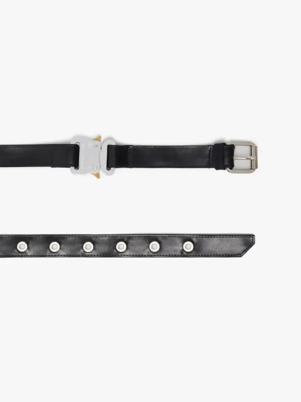 1017 ALYX 9SM Black Rollercoater Belt