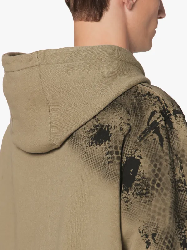1017 ALYX 9SM Tan Treated Cotton Hooded Sweatshirt