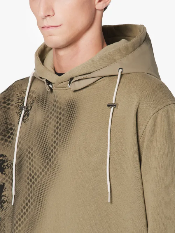 tan hooded sweatshirt