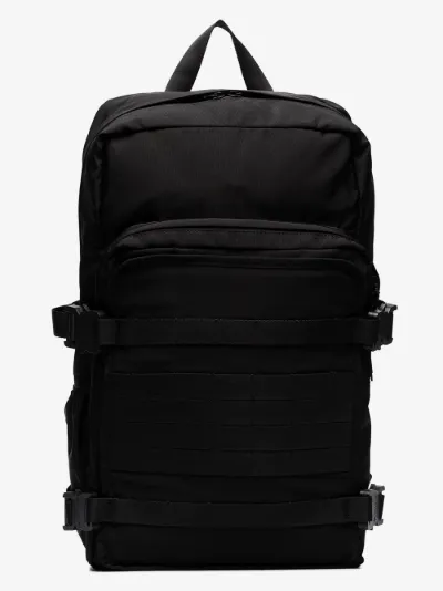 black camping backpack