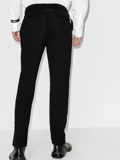 black evening trousers