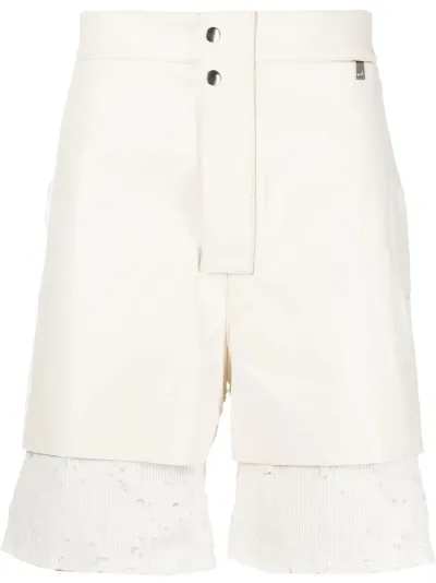 1017 ALYX 9SM mid-rise leather shorts 