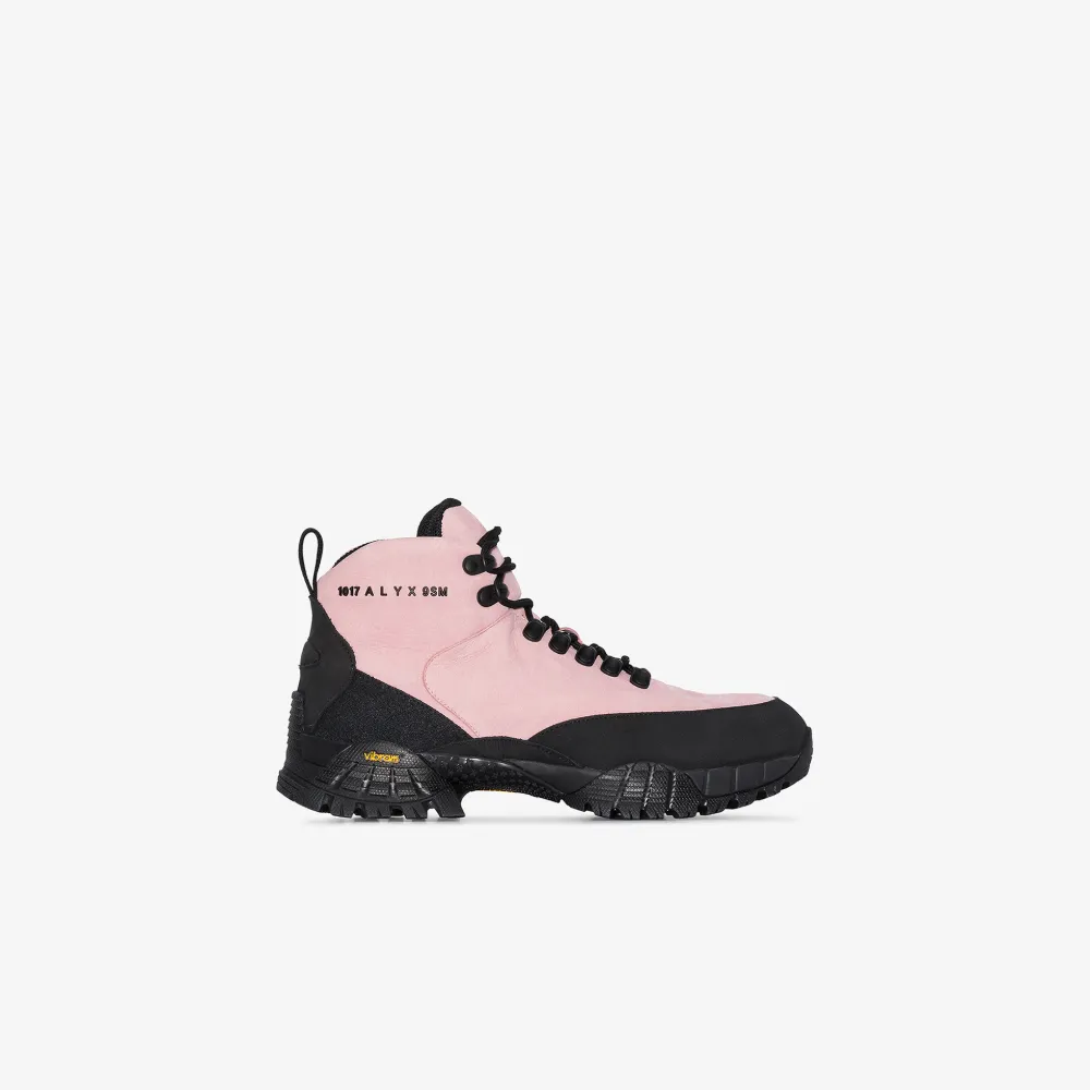pink hiking shoes