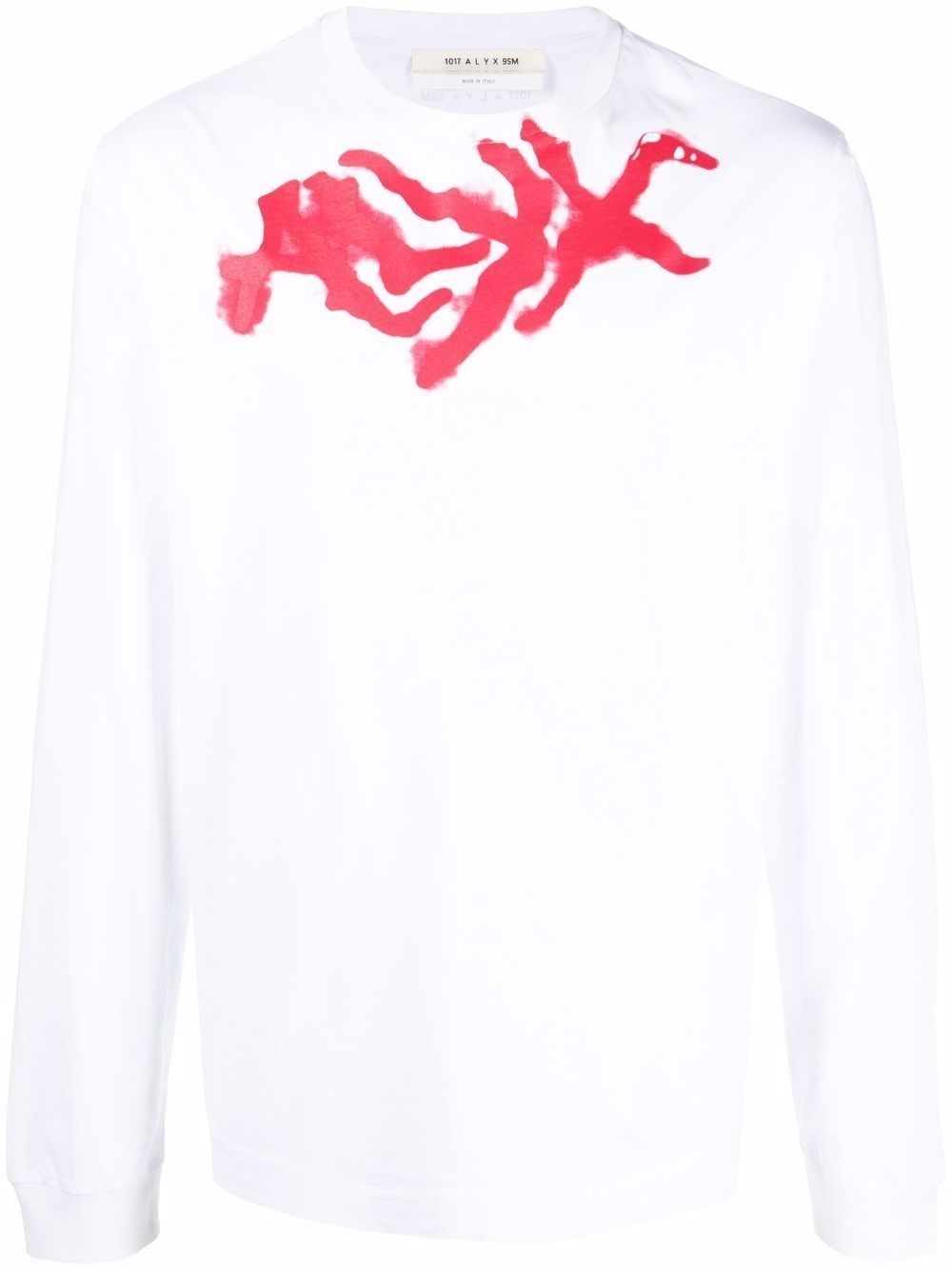 1017 ALYX 9SM spray-logo long-sleeve T-shirt | Eraldo.com MH