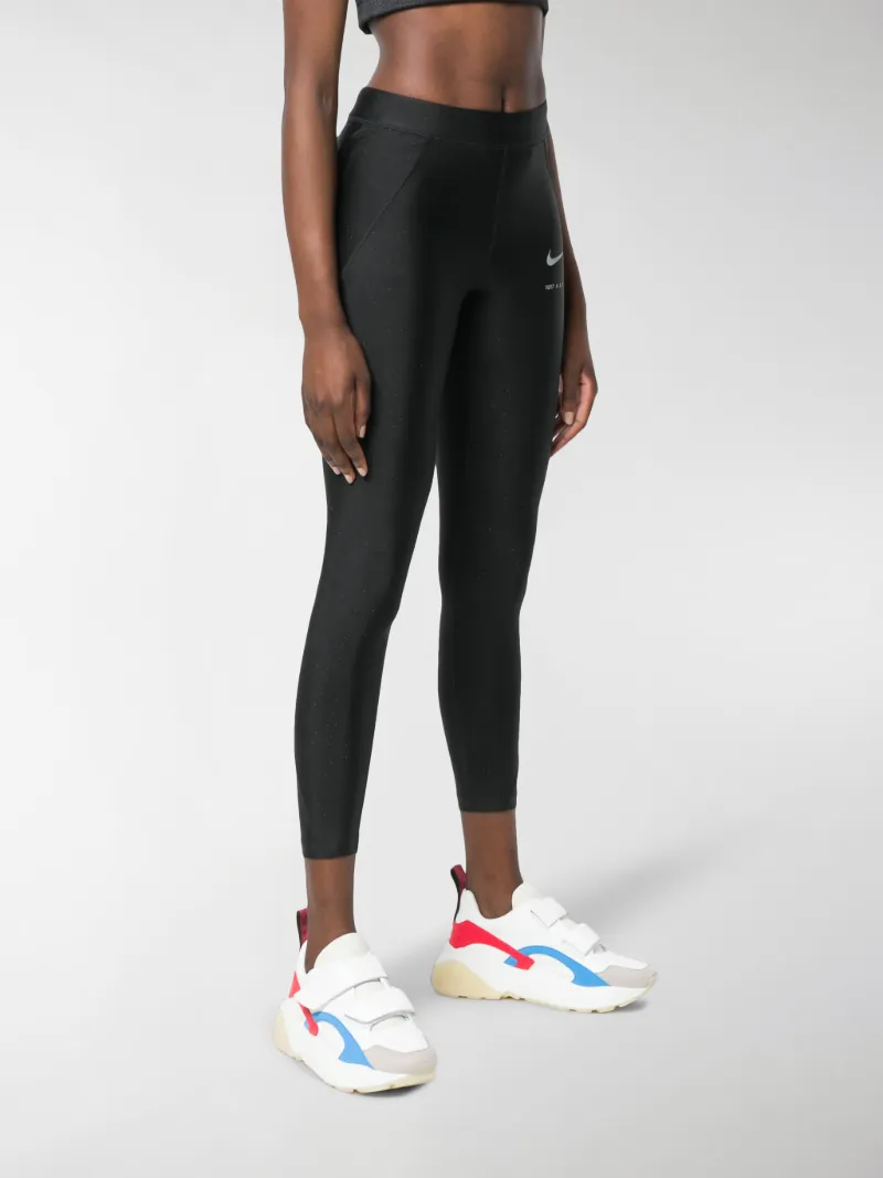 1017 ALYX 9SM X Nike glitter effect leggings black | MODES