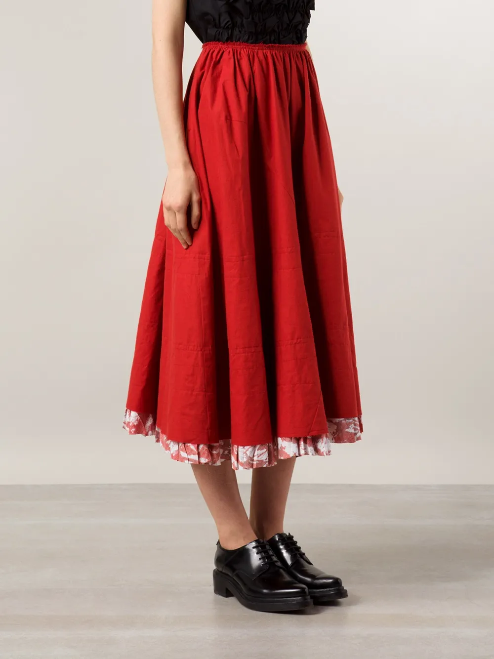 COMME DES GARÇONS REVERSIBLE A-LINE SKIRT