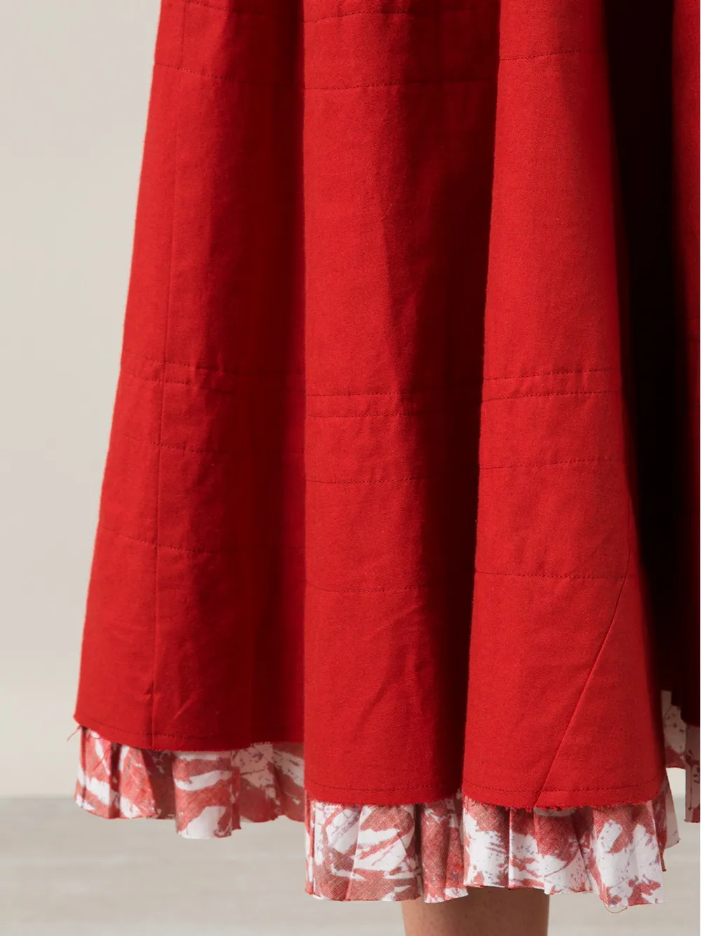 COMME DES GARÇONS REVERSIBLE A-LINE SKIRT