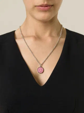 Marc By Jacobs Enamel Disc Pendant Necklace Farfetch Marc By Jacobs Enamel Disc Pendant Necklace