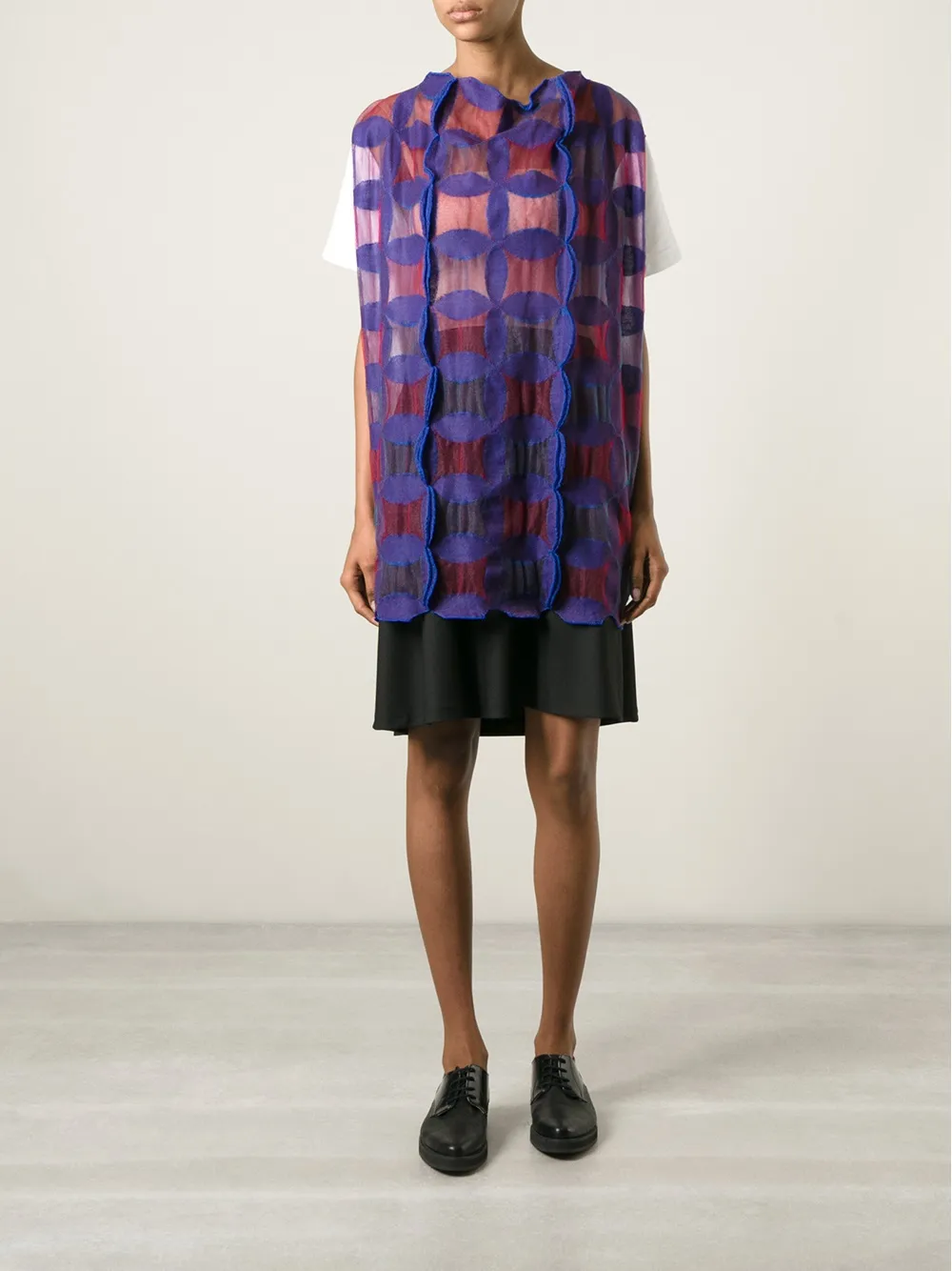 Junya Watanabe sheer knit motif top | Knitted Tops | Image 2